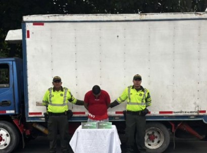 Capturan a dos hombres tras robo de camión y víveres en Soledad: mercancía recuperada está avaluada en $30 millones