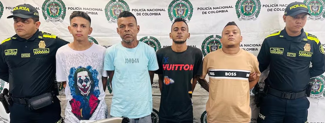 capturan a cuatro presuntos miembros en operativo en Rebolo