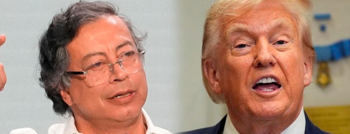 Petro responde a Trump tras comparar a Bogotá con “los peores lugares de la tierra”