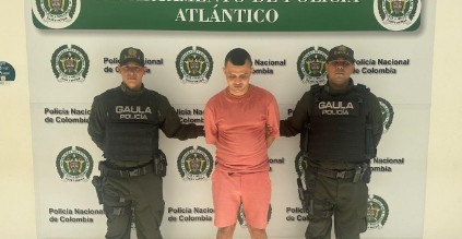 Cae presunto miembro de 'Los Costeños' por extorsionar a comerciantes en Sabanagrande y Santo Tomás