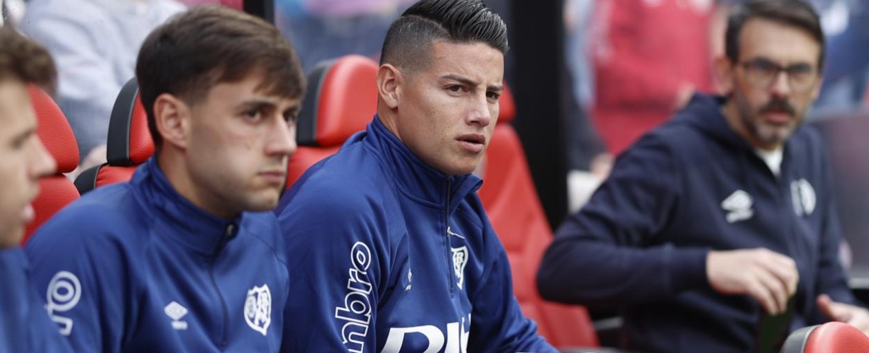 Técnico del Rayo Vallecano destaca a James Rodríguez y confirma su titularidad en la Copa del Rey
