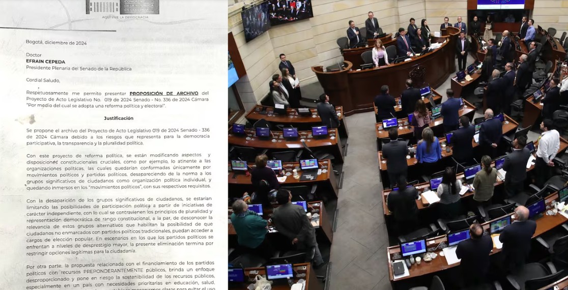 Agoniza la reforma política en el Senado: no fue priorizada en el orden del día y se presentó una proposición de archivo