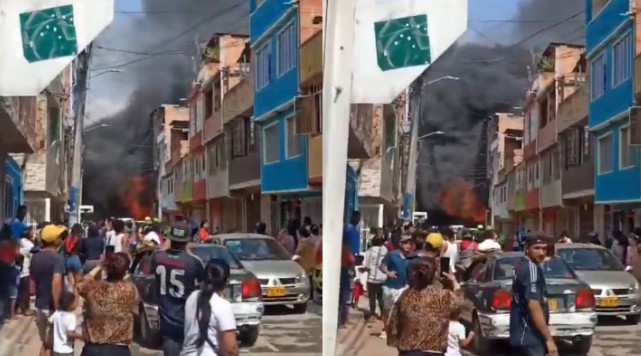 Video | Incendio en Patio Bonito: bomberos controlan emergencia sin heridos