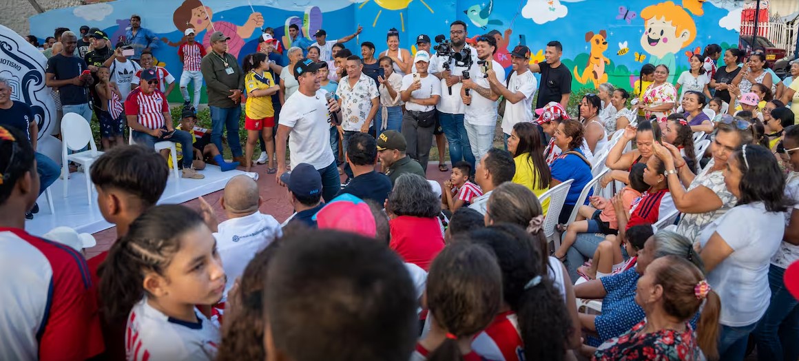Distrito entregó a la comunidad el parque del barrio El Milagro