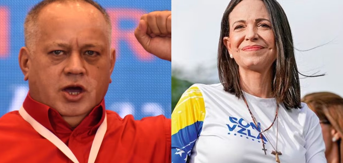 Diosdado Cabello calificó de “un invento, una mentira” la detención de María Corina Machado