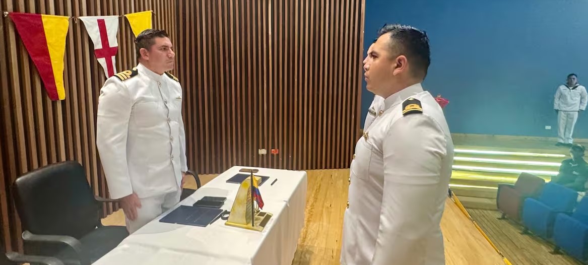 Teniente de Fragata Hernán Cuenca asume como nuevo jefe de la señalización del Río Magdalena