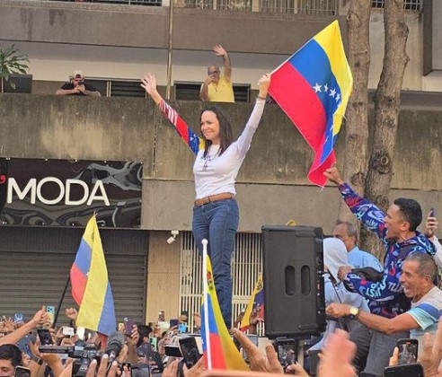 Comunidad Internacional Condena Detención de María Corina Machado: “Es un Acto de Cobardía”