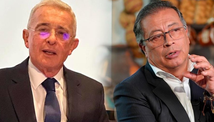 Uribe estalla contra Petro y lo llama 
