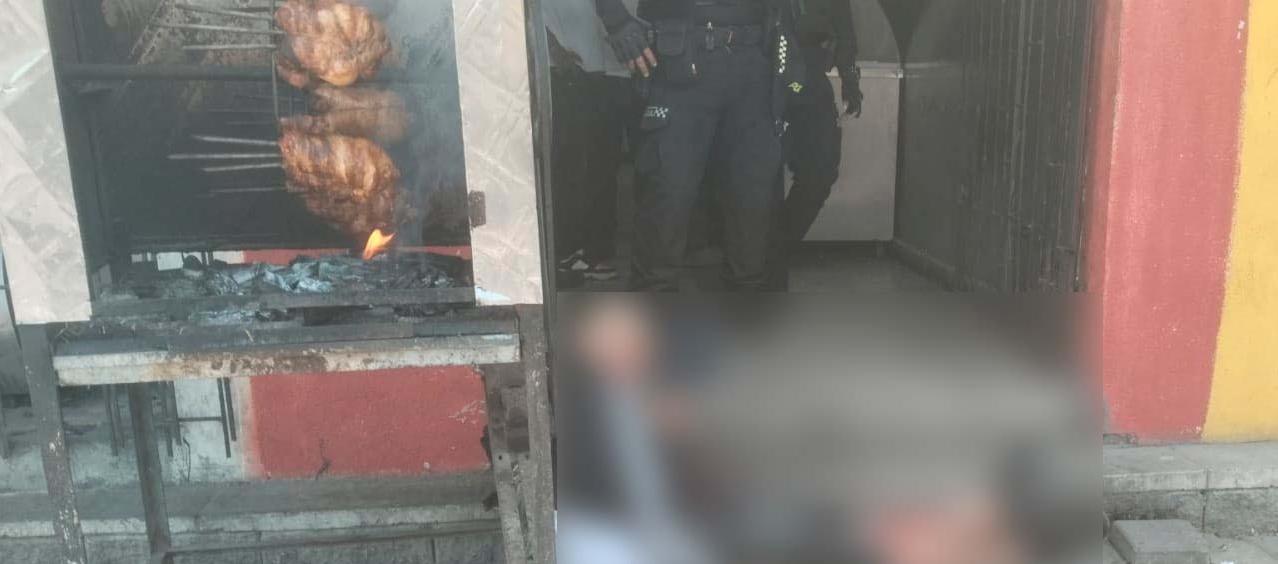 ¡TERROR A PLENA LUZ DEL DÍA! Sicarios ejecutan a sangre fría a joven en asadero de pollo en San Roque